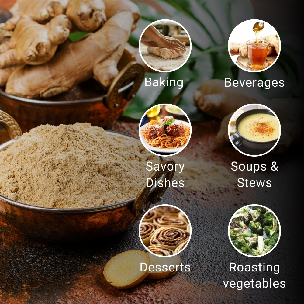 Dry Ginger Powder | High Gingerol Content | 250 gms