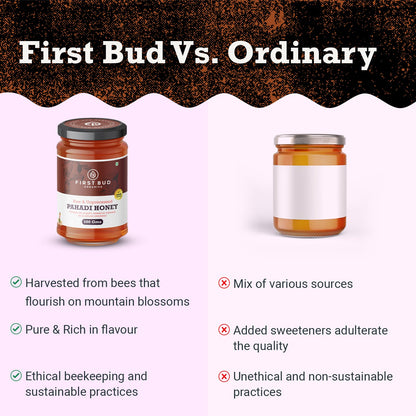 First Bud Organics Pahadi Honey 250 gms