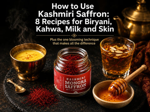 How to Use Kashmiri Saffron  and  8 Kesar Recipes  and  First Bud Organics