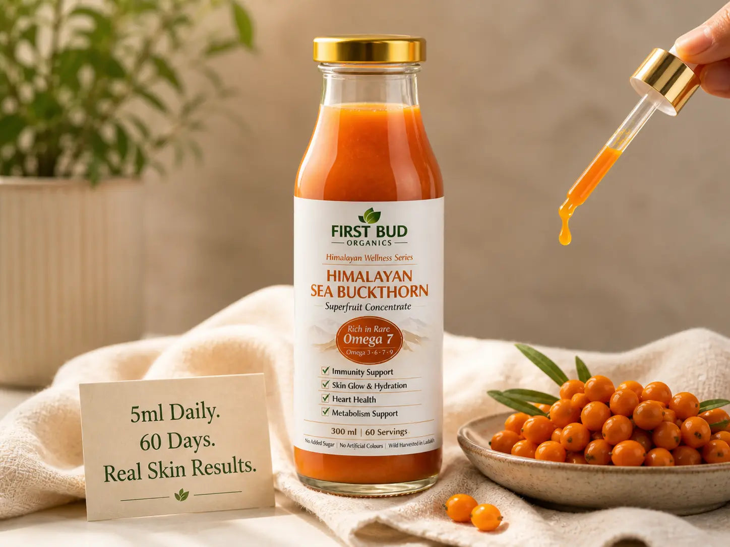 Sea Buckthorn Juice Benefits for Skin — First Bud Organics