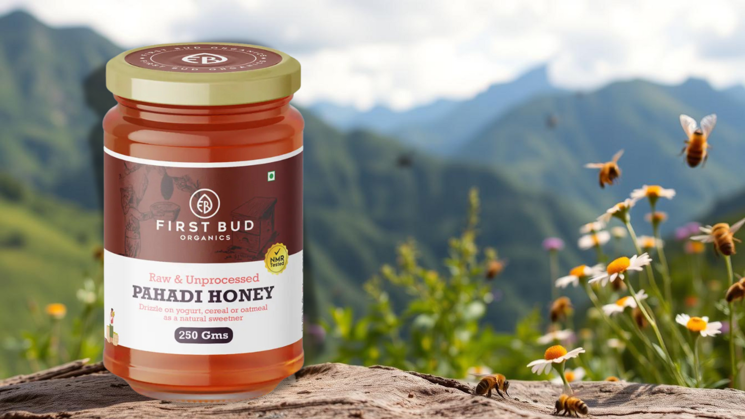 Discover Pure Pahadi Honey at First Bud Organics