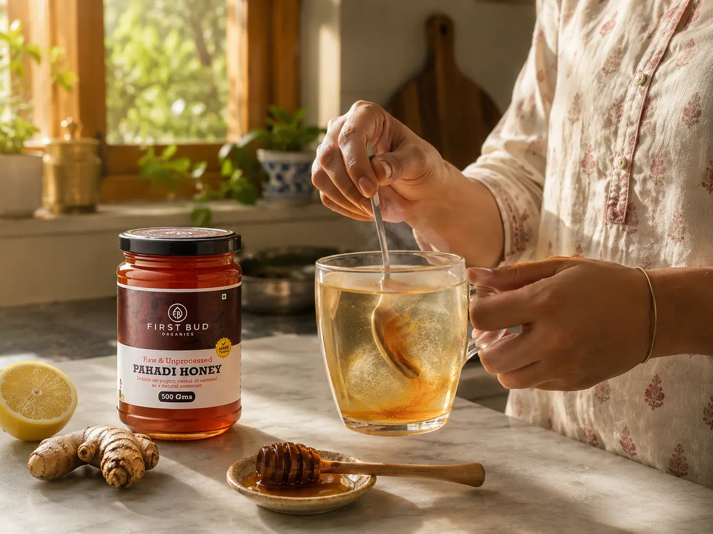 Raw Pahadi Honey vs Commercial Honey  and  First Bud Organics