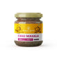 Premium 250g Lakadong Turmeric package with elegant gold accents and seal of authenticity, displayed on natural wood