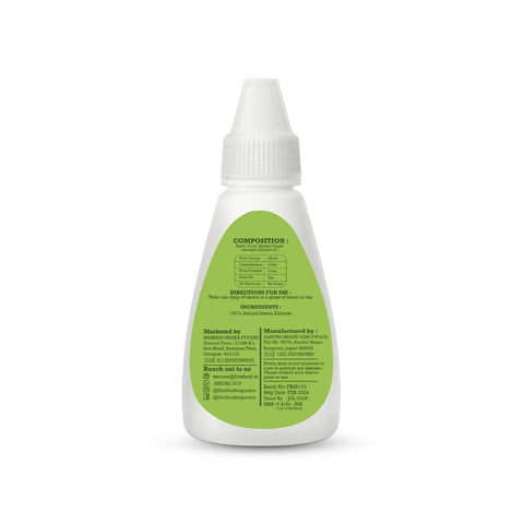 first bud stevia drops composition ingredients natural stevia extract zero calorie sweetener no sugar low carb diabetic friendly sugar alternative clean label stevia liquid drops usage directions