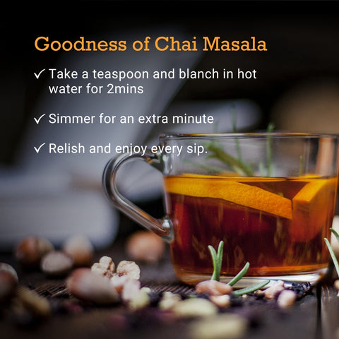 chai masala tea cup with spices, herbal tea preparation steps, Indian masala chai recipe, warm beverage, aromatic spices drink, healthy chai instructions