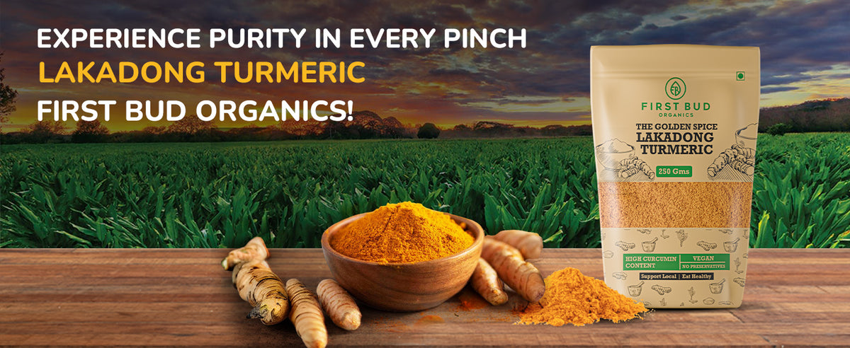 Lakadong Turmeric Powder | 10 to 12% High Curcumin Certified