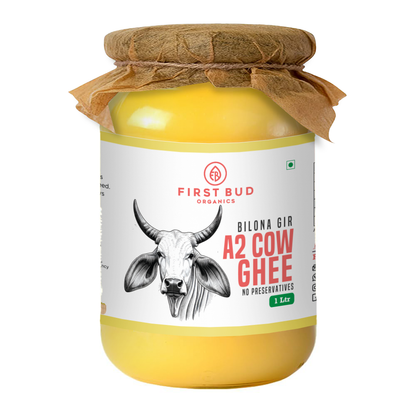 First Bud Bilona Gir A2 cow ghee 1kg jar